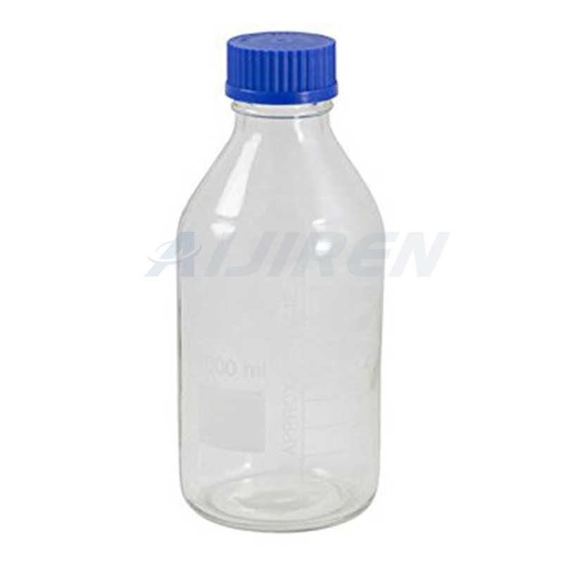 Wholesale clear boro 3.3 bottle reagent GL80 screw cap supplier